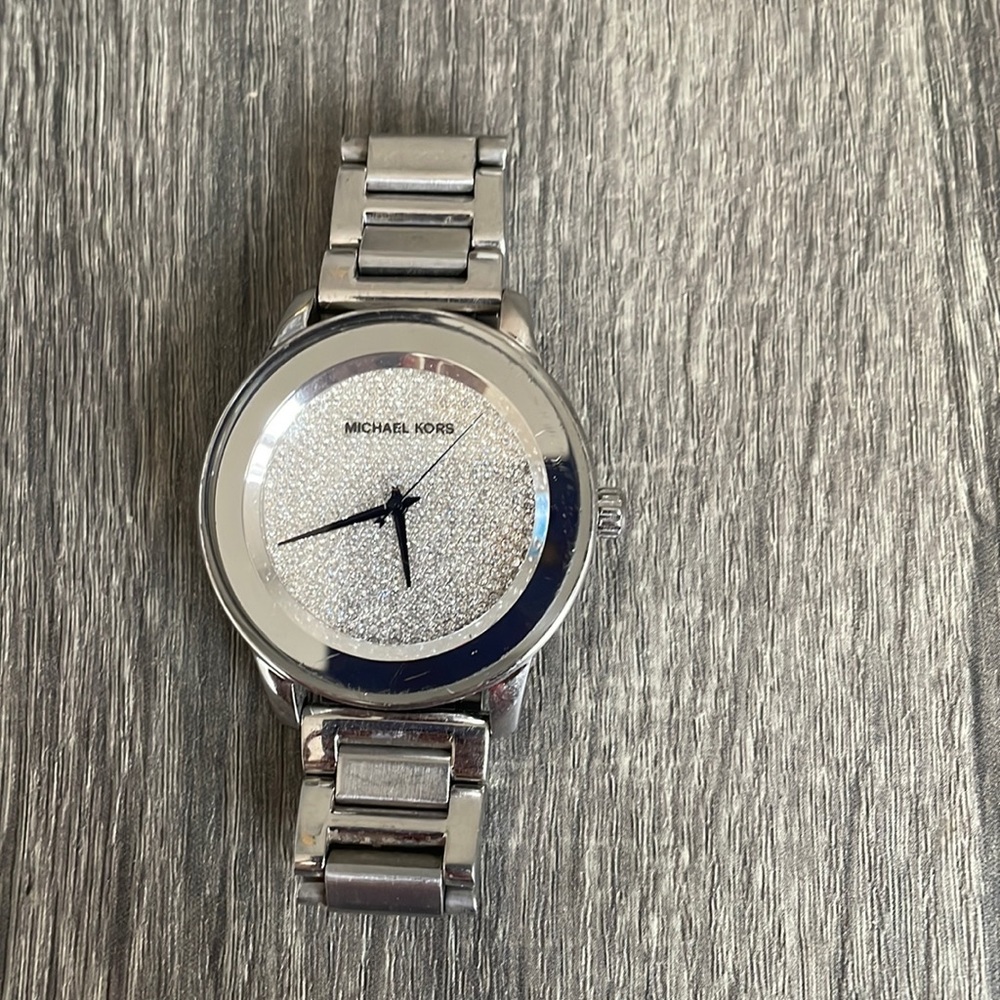 Michael Kors crystal pave watch